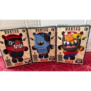 Kreepy Baraz Plush Toy Set High-Yah Blazer Captain Gold Toof 3 Pack NIB